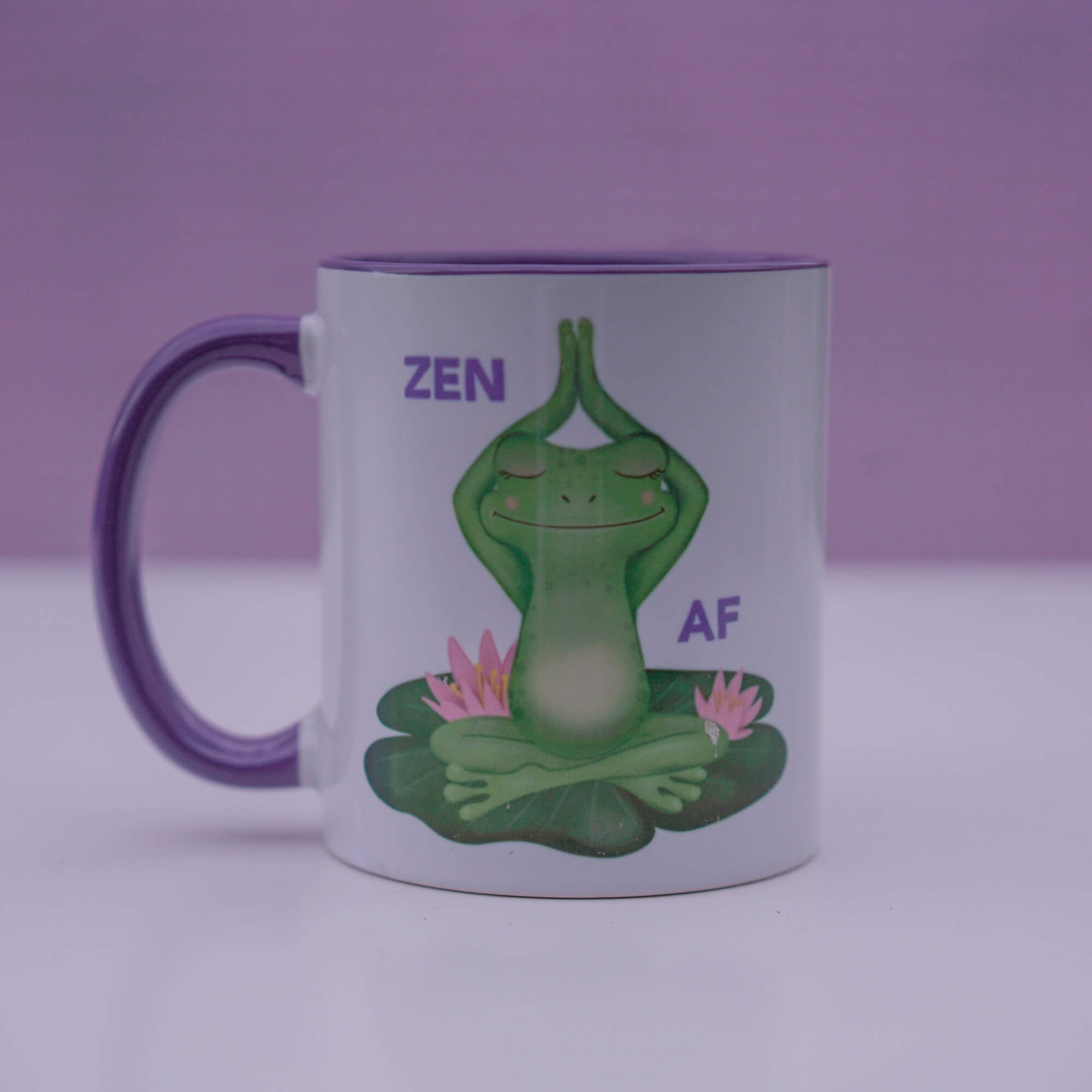 Zen AF Yoga Frog Mug