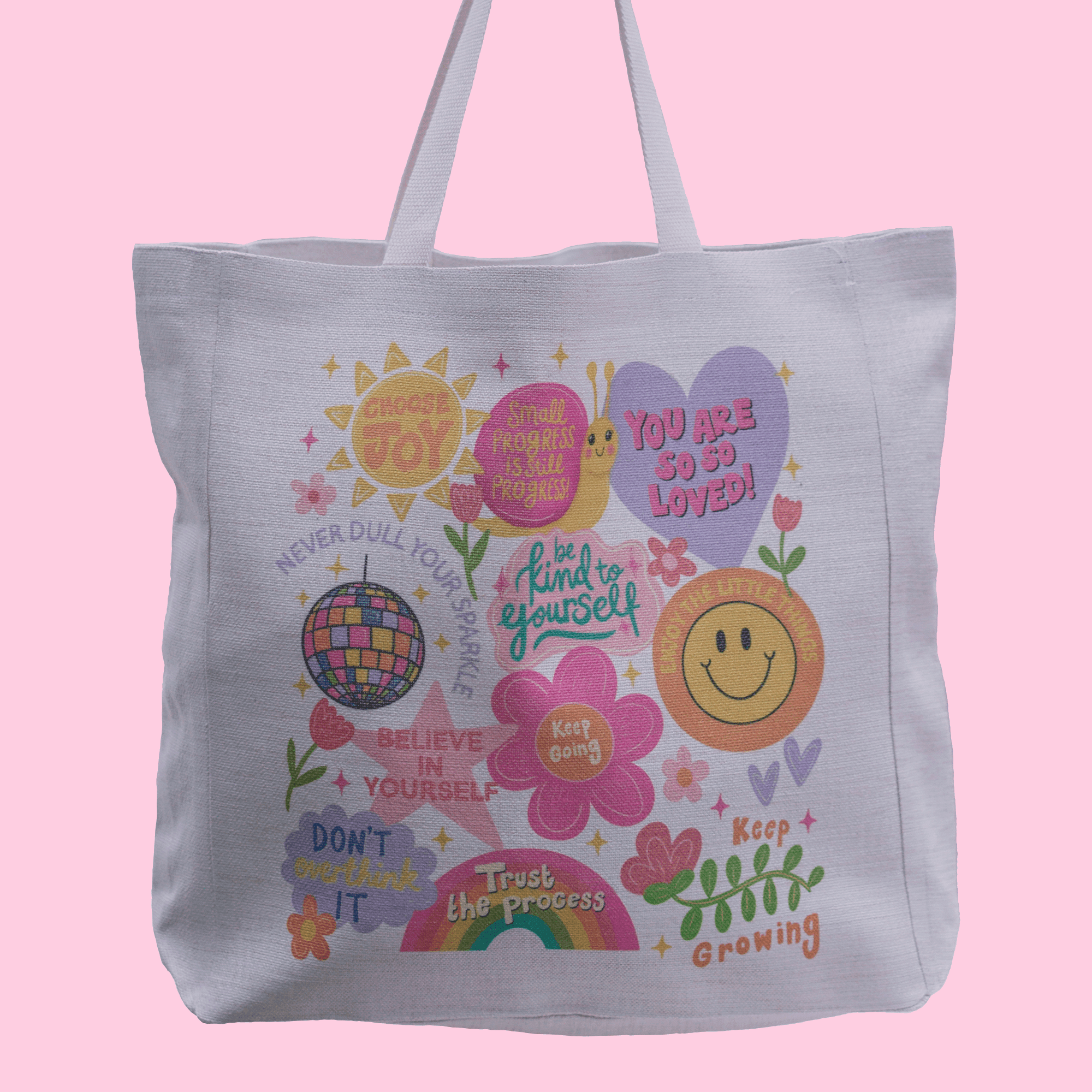little reminders tote bag