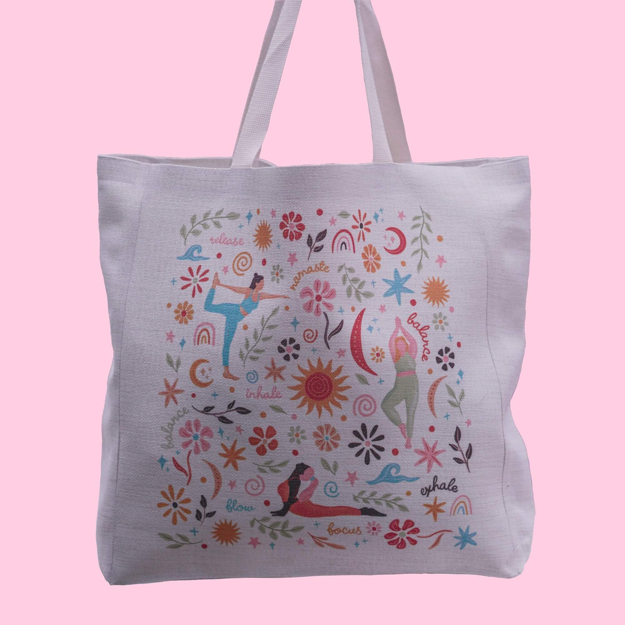 yoga tote bag