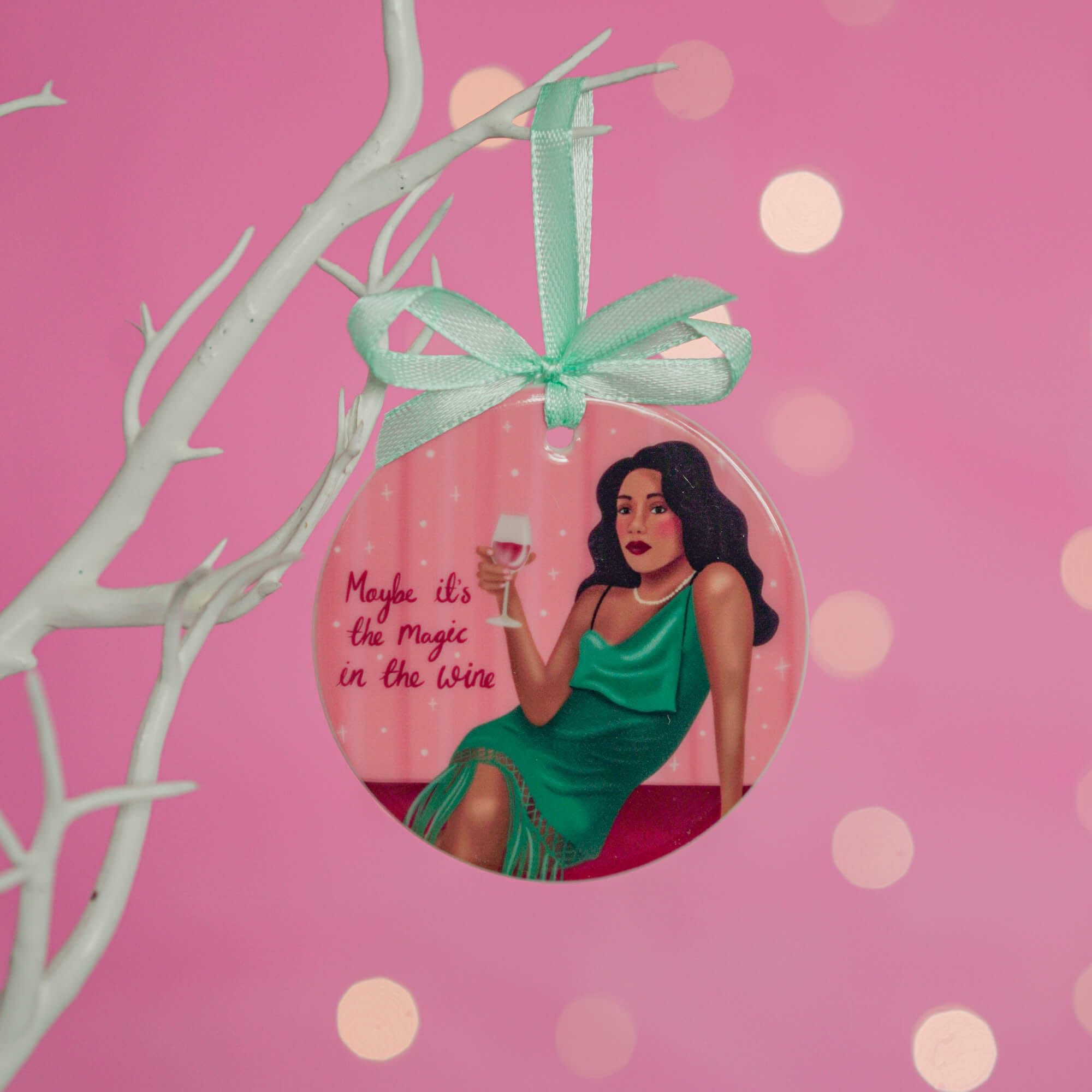 Olivia Dean Inspired Ceramic Bauble