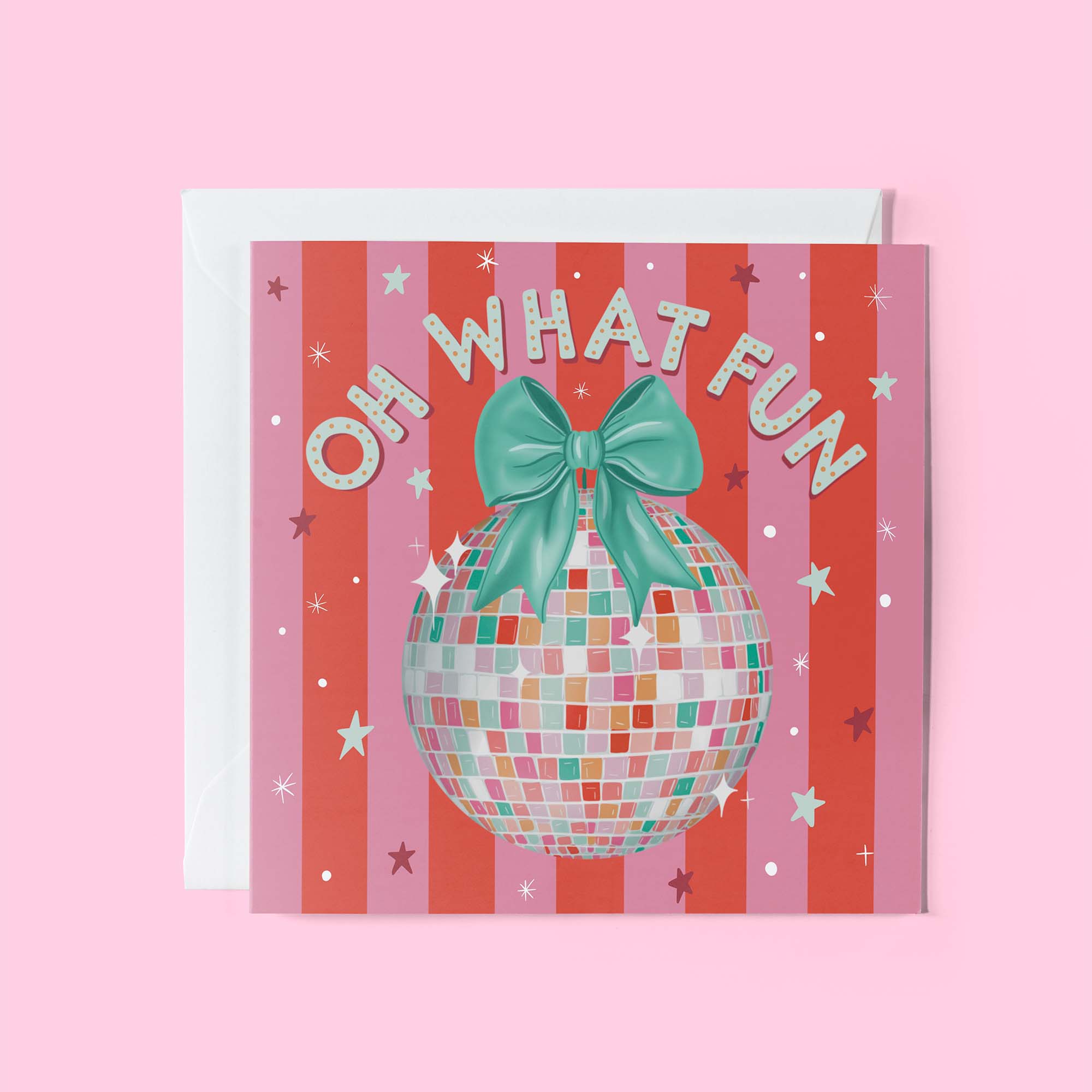 Disco Ball Christmas Card